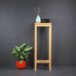 Japanese-Inspired Side Table - Pedestal Japanese Furniture - thumbnail 1
