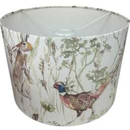 Pheasant & Hare Lampshade For Ceiling & Table Lamps Country Woodland Animal Light Shade - thumbnail 3