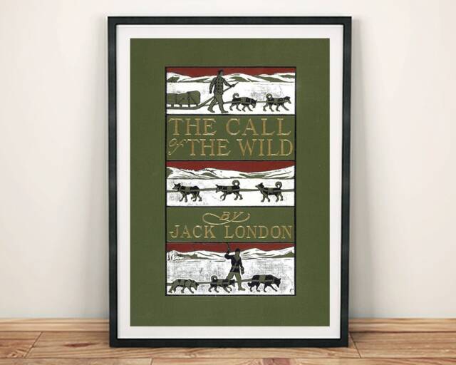 Call Of The Wild Poster Jack London Book Cover Art Print - image 1