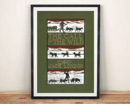 Call Of The Wild Poster Jack London Book Cover Art Print - thumbnail 1