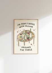 I've Seen It All Lyrics Wall Print - Olivia Dean The Art Of Loving Music Love Dance With Friends Around Table Gifts For Girls - thumbnail 1