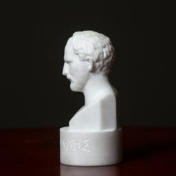 Marble Bust Of Demosthenes Statue Carved Greek Marble Figurine - thumbnail 2