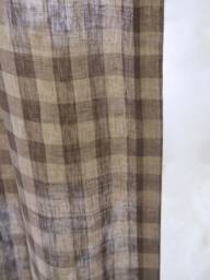 Eesa 100% Linen Sheer Curtain, 2 Colors, Pure Privacy Net Curtain For Bedroom & Livingroom, Drape, 1Pc - thumbnail 1