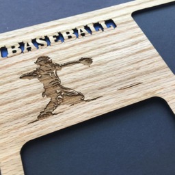 11x14 Baseball Picture Frame, Player Gift, Coach Team Parent Gift - thumbnail 2