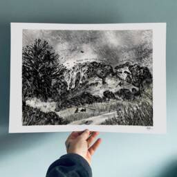 Enjoy The Little Things Whatever Weather Art Print/Greeting Card - thumbnail 1