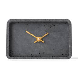 "Concrete Mantel Clock 4"" X 6, 3" - thumbnail 2