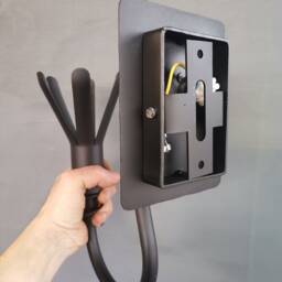 Rustic Style Wall Lamp, Forged Sconce, Vanity Light - thumbnail 4