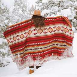 Native Blanket American Tribal Mexican Southwestern Bedding Alpaca Southwest Decor Western Throw Gift - thumbnail 2
