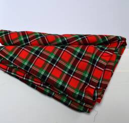 African Maasai Shuka Blanket - Acrylic Plaid Throw, Sarong, Cape