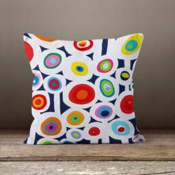 Geometric Pillow Cover/Modern Abstract Geometric Cushion Case/Multicolor Home Decor Cushion-Cushion For Gift/Handmade - thumbnail 4