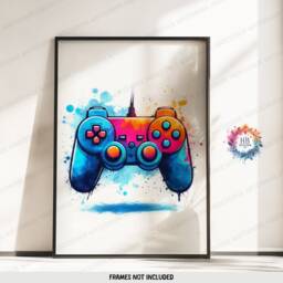 Eat Sleep Game Repeat - Set Of 3 Gamer Prints - Teen Boys Bedroom Decor Gift Poster Gaming Room Video Wall Art Print - thumbnail 3