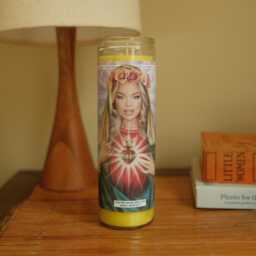 Saint Trisha Paytas Prayer Candle Scented Vegan Soy Wax, 120Hr Burn - thumbnail 1