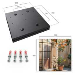 Orange Retreat Wall Mounted Key Cabinet, Box For Home, Painterly Flowers & Plants, Lovers Of Nature Harmony - thumbnail 4