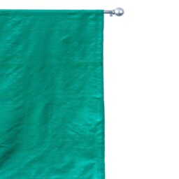 Emerald Green Silk Dupioni Curtain Panels - Rod Pocket, Grommet, Box Pleat, Three Pinch Tab Top & Plain Ring Top - thumbnail 3