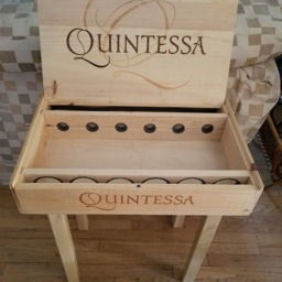 Wine Crate Side/storagetable - thumbnail 2