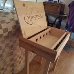 Wine Crate Side/storagetable - thumbnail 4