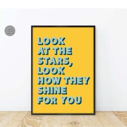 Huge Saving On Discounted Prints, Discount Slogan Posters, Lyric Seconds Sale, Clearance Music Prints - thumbnail 3