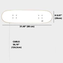 Skateboard Deck - Lamp Small Roses By Skate-Home - thumbnail 4