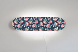 Skateboard Deck - Lamp Small Roses By Skate-Home