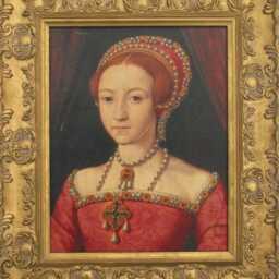 Princess Elizabeth Framed Picture, Oleograph, Before Her Accession, Queen I - thumbnail 2
