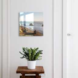 Seaside Landscape Key Cabinet For Home, Blue Industrial Box, Photographic Landscapes, Nature Lovers