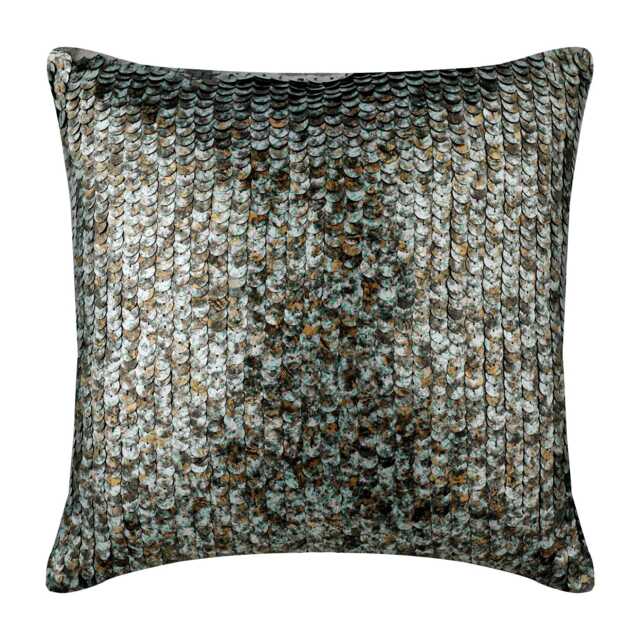 "Art Silk Silver Throw Pillow 16""x16" - image 1