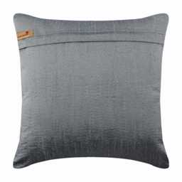 "Art Silk Silver Throw Pillow 16""x16" - thumbnail 3