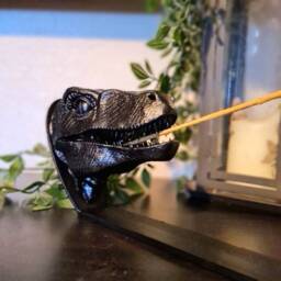Velociraptor Incense Holder - Dinosaur - thumbnail 4