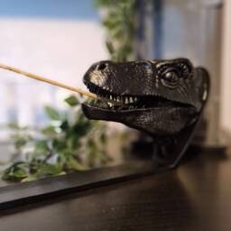 Velociraptor Incense Holder - Dinosaur - thumbnail 2