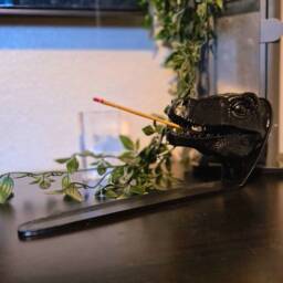 Velociraptor Incense Holder - Dinosaur - thumbnail 1