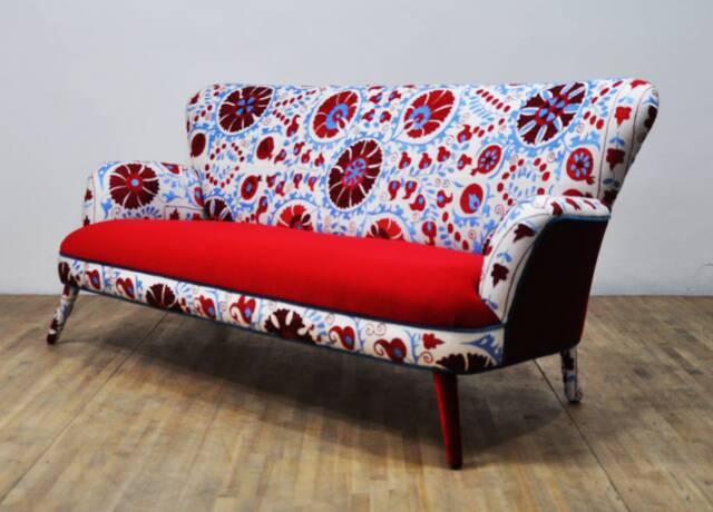 Suzani 3-Seater Sofa - Summer - image 1