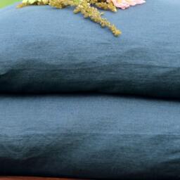 Set Of 2 Washed Linen Pillow Covers, Pure Pillowcase With Envelope Closure, Custom Sizes - thumbnail 3