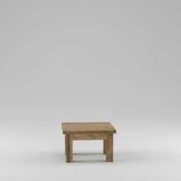 Solid Mango Wood Nesting Foot Stools Low Side Tables - thumbnail 4
