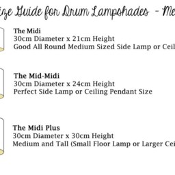 Handmade Drum Lampshade Dark Grey Mulberry Tree Linen, 30cm - thumbnail 4