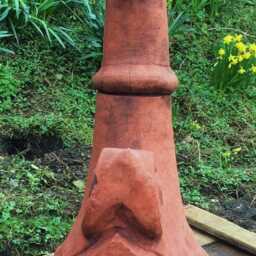 Scroll Roof Finial 90 Degree Angled Victorian Style Ridge Tile - thumbnail 4
