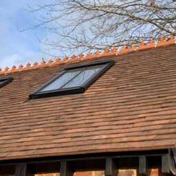 Scroll Roof Finial 90 Degree Angled Victorian Style Ridge Tile - thumbnail 3
