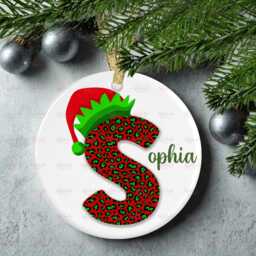 Personalised Kids Christmas Decoration - Grandson Gift Custom Bauble For Boys & Girls Stocking Filler Eve Box