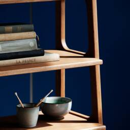 storage & Organization Shelf, Open Cabinet Bookcase 140 cm, Mid Century Modern Shelving, Wooden Display Unit, Custom Size - thumbnail 2