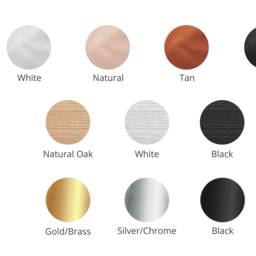 Single Leather Curtain Pole 0-720cm/0-283.5 - thumbnail 4