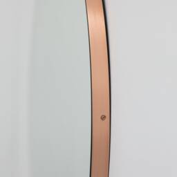 Quadris??? Modern Rectangular Mirror With Copper Frame, Customisable - thumbnail 3