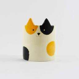 Cat Planter, Ceramic Pot, Pottery, Mothers Day Gift, Minky Moo Ceramics - thumbnail 3