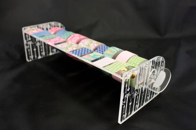 Handmade Acrylic Washi Tape Dispenser - Xl Size - image 1