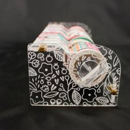 Handmade Acrylic Washi Tape Dispenser - Xl Size - thumbnail 4