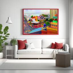 Riverwalk New Orleans, Downtown Nola, Photography, Custom Prints, Mississippi River, Old Design, Harrahs Casino - thumbnail 1