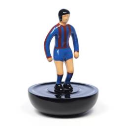 Fc Barcelona Ceramic Soccer Player Statue Handmade Italian Retro Decor - 30cm - thumbnail 2