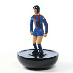 Fc Barcelona Ceramic Soccer Player Statue Handmade Italian Retro Decor - 30cm - thumbnail 3