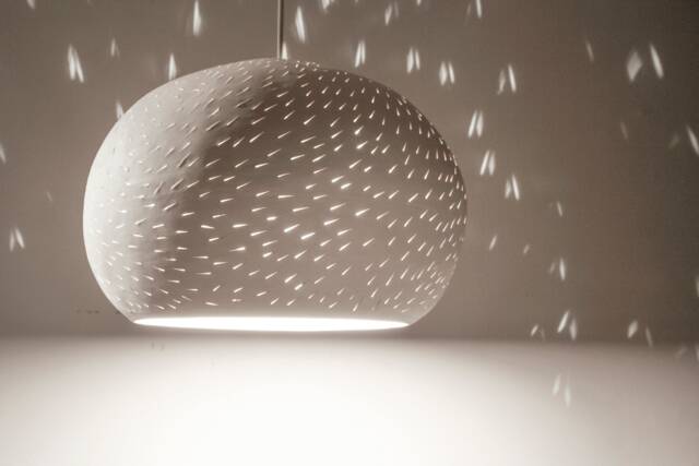 Handmade Ceramic Pendant Lamp - 12 - image 1