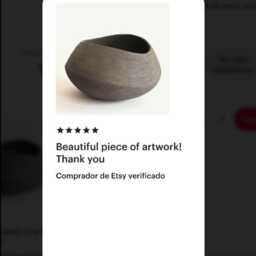 Handmade Black Ceramic Vase Nordic Modern Home Decor - thumbnail 4
