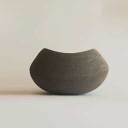 Handmade Black Ceramic Vase Nordic Modern Home Decor - thumbnail 3