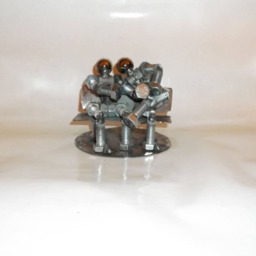Couple, Relationship, Metal Bolt Figurine, People - thumbnail 4